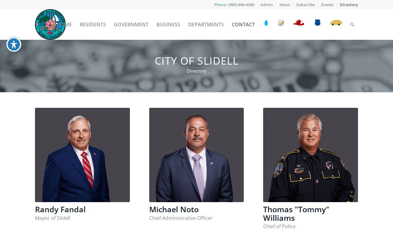 Slidell residents directory city department contacts