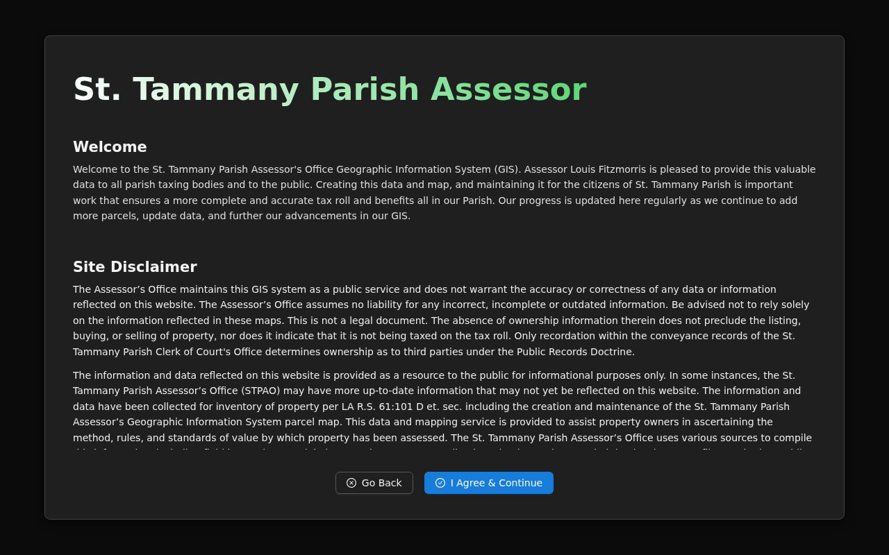 Slidell residents directory parcel GIS viewer
